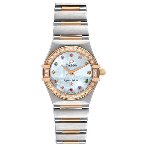 Omega Constellation Quartz 23mm Iris Rainbow MOP/Diamond 